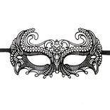 Easytoys Metalen Venetiaans Masker - Zwart