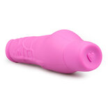 Realistische siliconen vibrator - roze