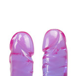 Crystal Jellies Dubbel Dildo - Paars
