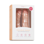 Realistische Dubbele Dildo Met Zuignap - 15 cm