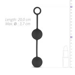 Canon Balls Vaginaballetjes Met Contragewicht - Zwart
