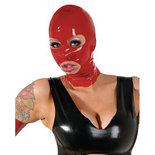 Latex Hoofdmasker - Rood