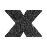 Flash Cross Tepelstickers - Zwart