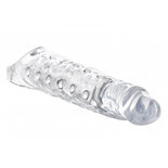 Extender Penissleeve Met Noppen - Transparant