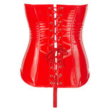 Lak Korset Met String - Rood