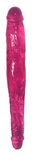 Lollicock - Sweet Slim Stick Double Dildo - Cherry Ice - 33 cm