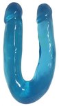 Lollicock - Sweet Slim Double Dipper Dildo - Berry Ice - 33 cm