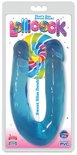 Lollicock - Sweet Slim Double Dipper Dildo - Berry Ice - 33 cm