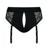 Diva Luxe Kanten Strap On Harnas met Jarretels
