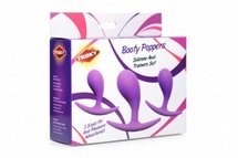 Booty Poppers Siliconen Anaalplug Set Van 3 - Paars
