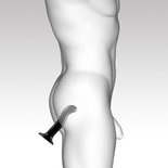 Strap On Me - Point - Dildo Voor G- en P-spot Stimulatie - S