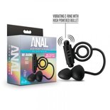 Anal Adventures Platinum - Anaal Plug Met Vibrerende Cockring
