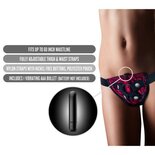 Temptasia - Lovelace Verstelbaar Harnas Met Bullet Vibrator - Rood