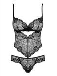Alluria Kanten Body - Zwart