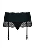 Miamor Jarretel Gordel Met String - Zwart