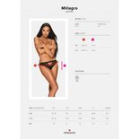 Millagro Sexy Slip Met kettinkje - Zwart