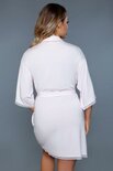Sylvie Kimono Met Kant - Poeder Roze