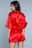 Getting Ready Satijnen Kimono - Rood