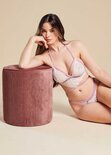 Lilyanne BH set Met Sexy String - Wit/Lila