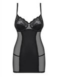 Amallie Negligé Met Sexy String - Zwart