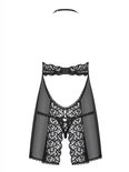Joylace Transparante Babydoll - Zwart