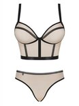 Nudelia 2-delige BH Set - Nude/Zwart