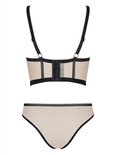 Nudelia 2-delige BH Set - Nude/Zwart