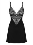 Cecilla Sexy Jurkje En String - Zwart