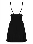 Cecilla Sexy Jurkje En String - Zwart