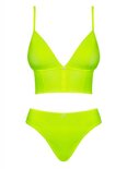 Neonia 2-delige BH Set Met Ritsje - Neon Geel