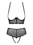 Pearlove 2-Delige BH Set Met Open Cups En Parels