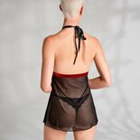 Rossita Babydoll Met Sexy String - Zwart