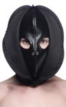 Bondage Hoofd Masker Met Rits Aan De Voorkant
