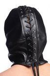 Bondage Hoofd Masker Met Rits Aan De Voorkant