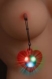 Charmed - Heart Tweezer Tepelklemmen Met LED Verlichting
