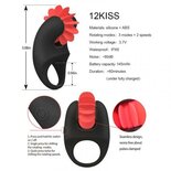 OTOUCH - 12 Kiss Siliconen Vibrerende Cockring
